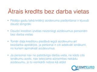 ātrais kredīts bez darba vietas